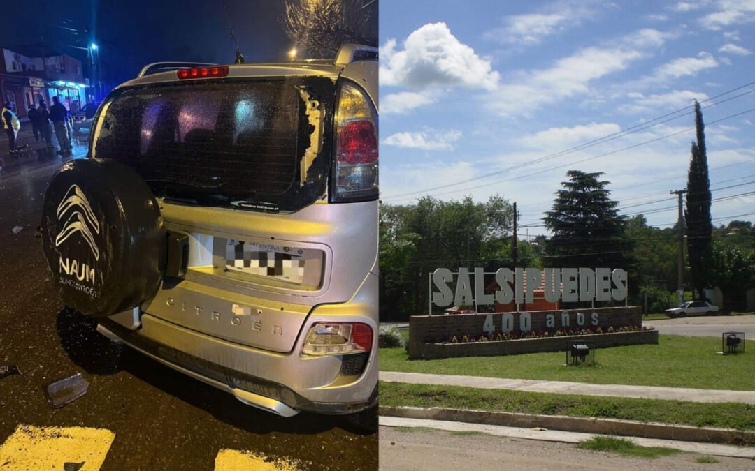 Fatal choque en Salsipuedes, Córdoba: murió un motociclista tras impactar con un auto