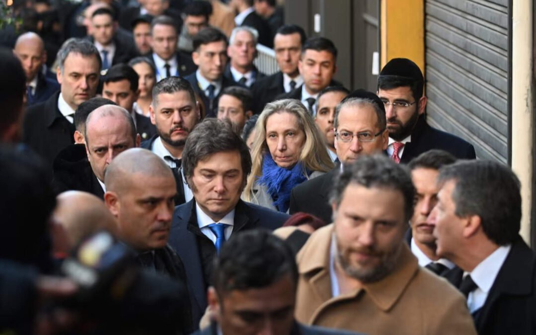 Con la presencia del Presidente Milei, se realiza el acto por el atentado a la AMIA