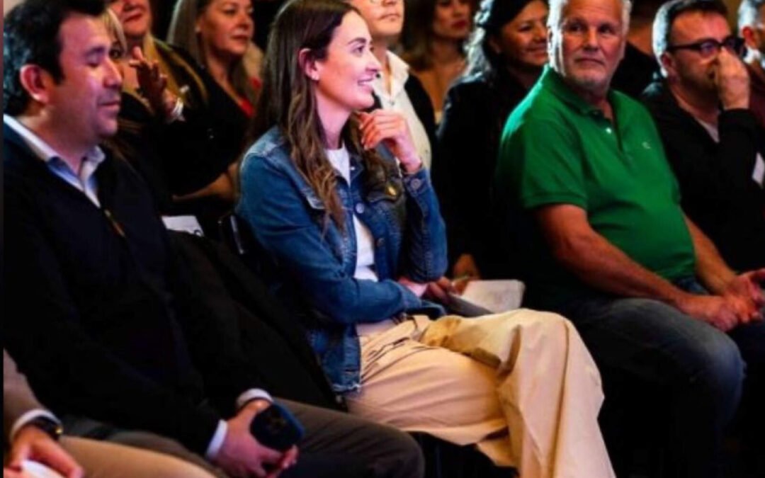 Evelín Barroso dijo presente en Marcos Juárez en la previa a la Derecha Fest