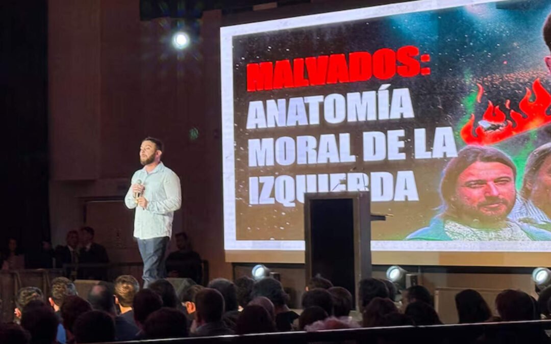 Agustín Laje brilló en la Derecha Fest Córdoba y cosechó el respaldo de Javier Milei