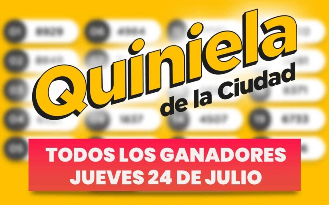 Quiniela Nacional: todos los números ganadores del jueves 24 de julio