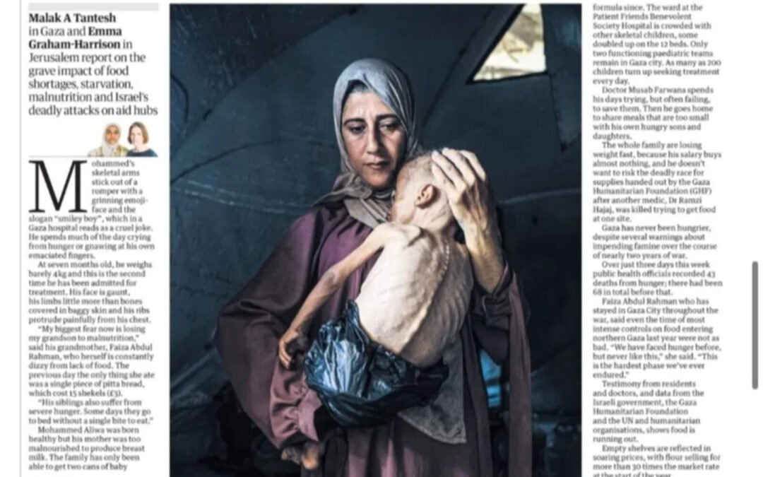 La mentira sobre la imagen de la hambruna en Gaza