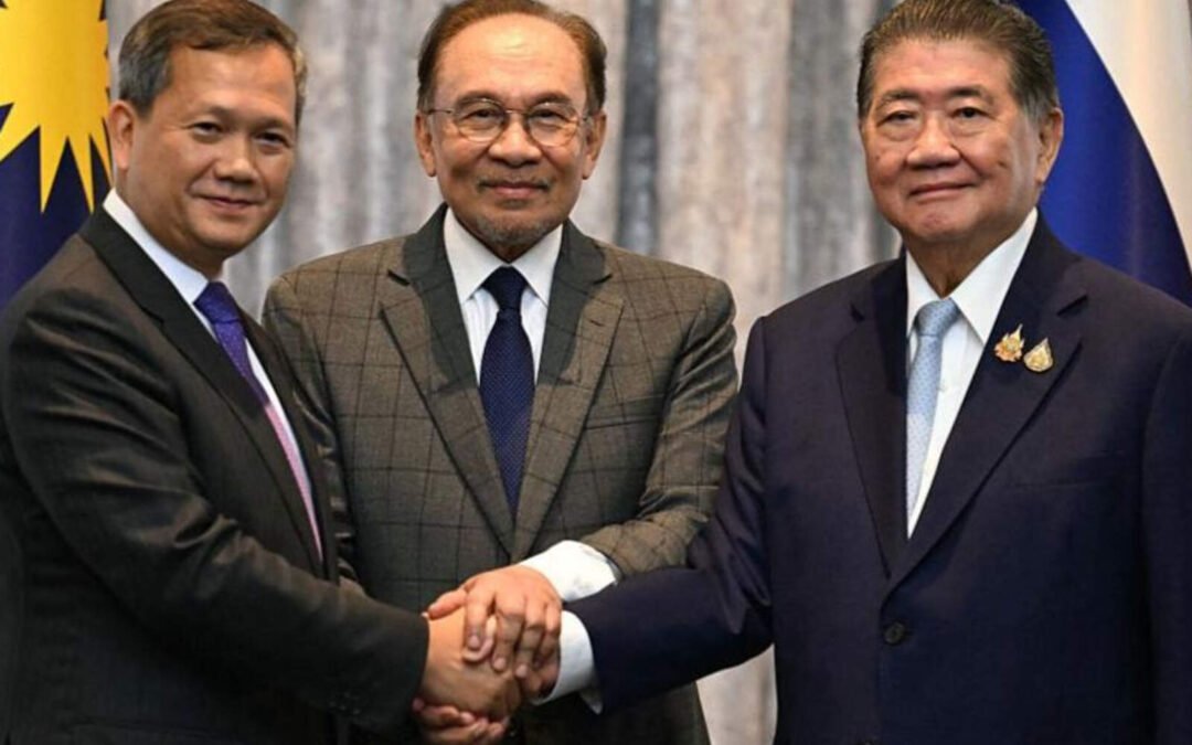 Camboya y Tailandia acordaron un cese de hostilidades tras cinco días de tensiones