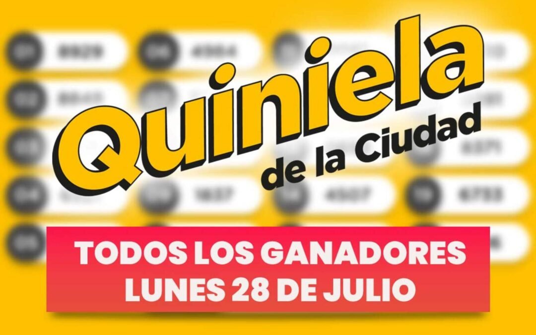 Quiniela Nacional: todos los resultados del lunes 28 de julio