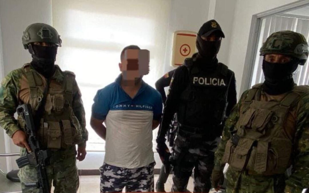 Capturan a alias Gordo Lucho, narcoterrorista de Los Choneros en Portoviejo
