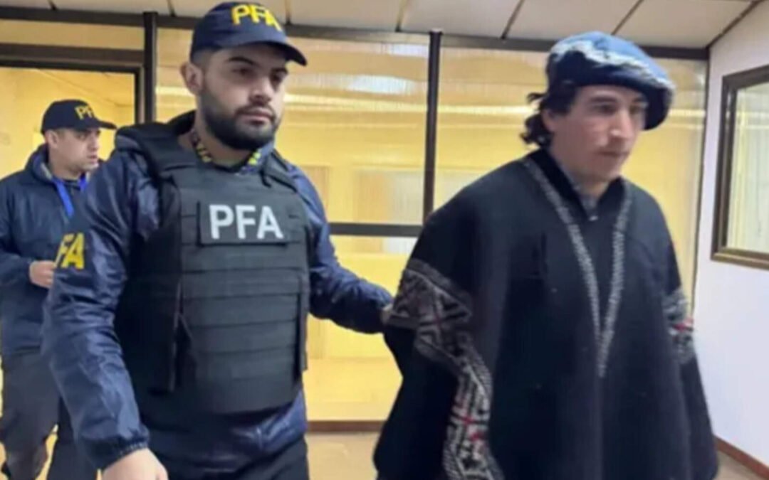 La Policía Federal arrestó al líder terrorista mapuche Cruz Ernesto Cárdenas