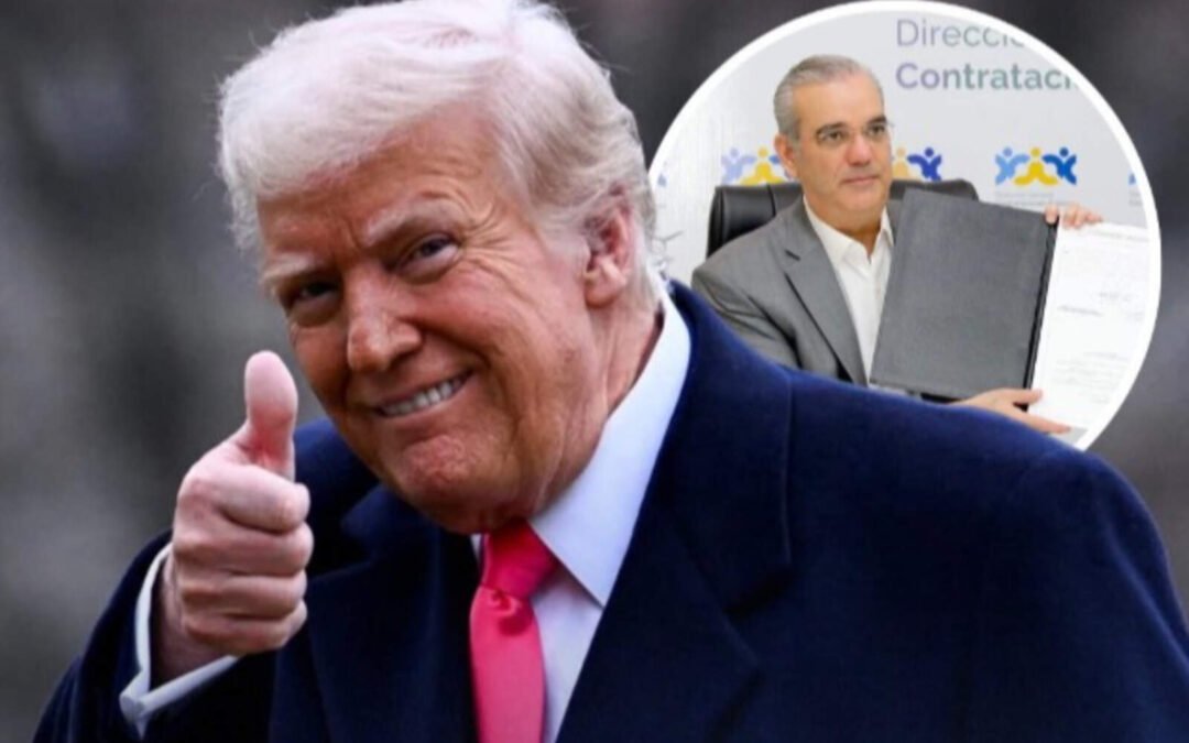 Donald Trump felicita al gobierno dominicano por nueva ley de contrataciones Públicas
