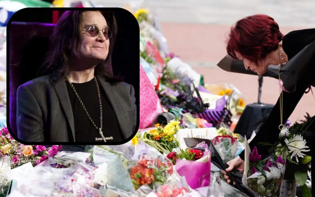 Sharon Osbourne se quebró en el último adiós a su marido Ozzy