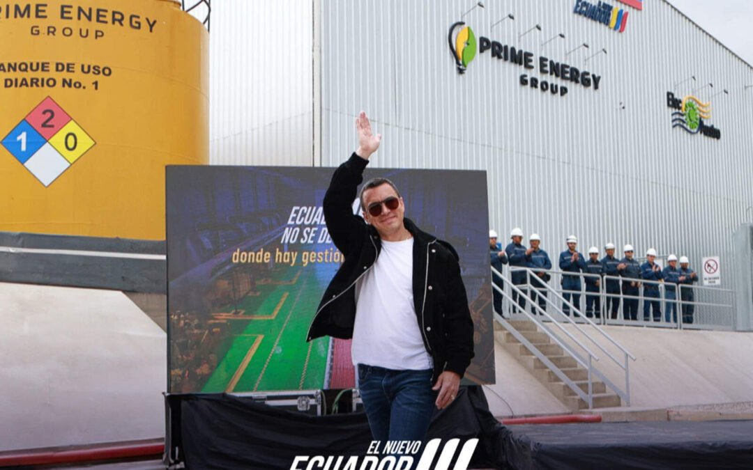 La nueva central termoeléctrica refuerza la matriz energética ecuatoriana