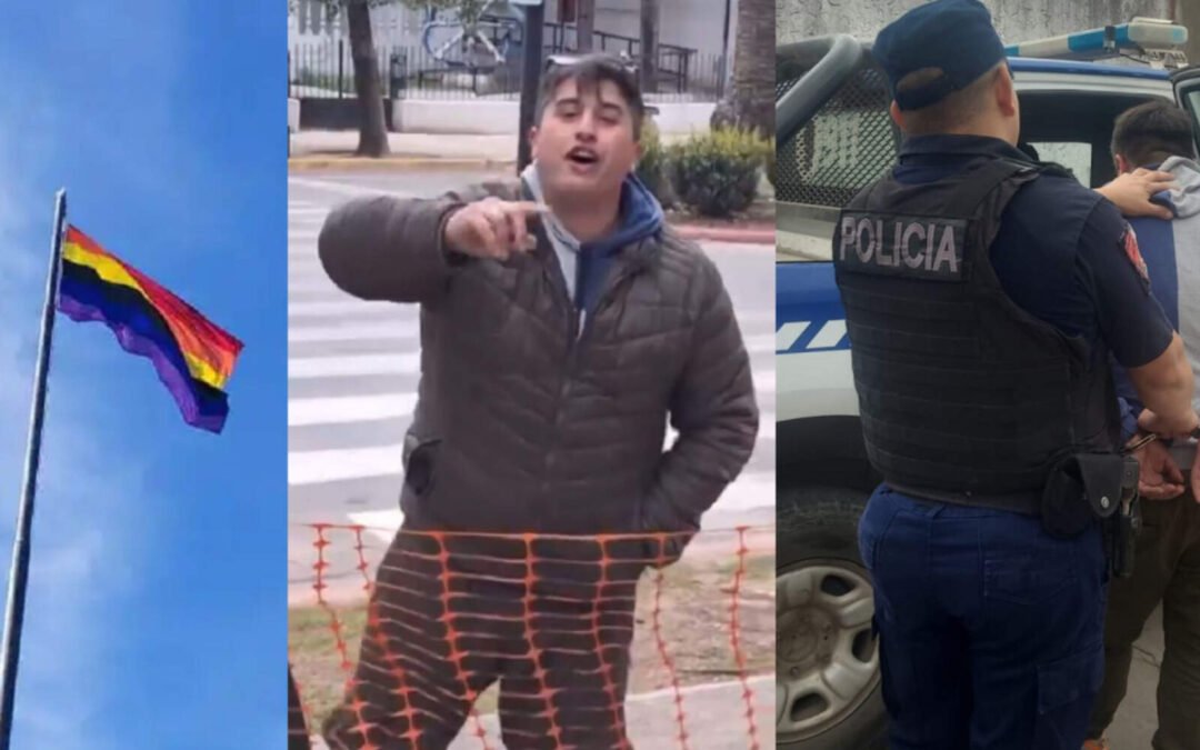 Persecución en Villa María: cayó preso por bajar bandera LGBT avalada por Accastello