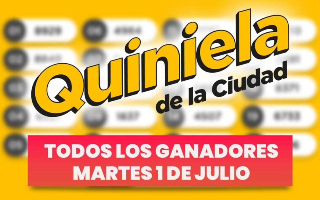 Quiniela Nacional: todos los números ganadores del martes 1 de julio