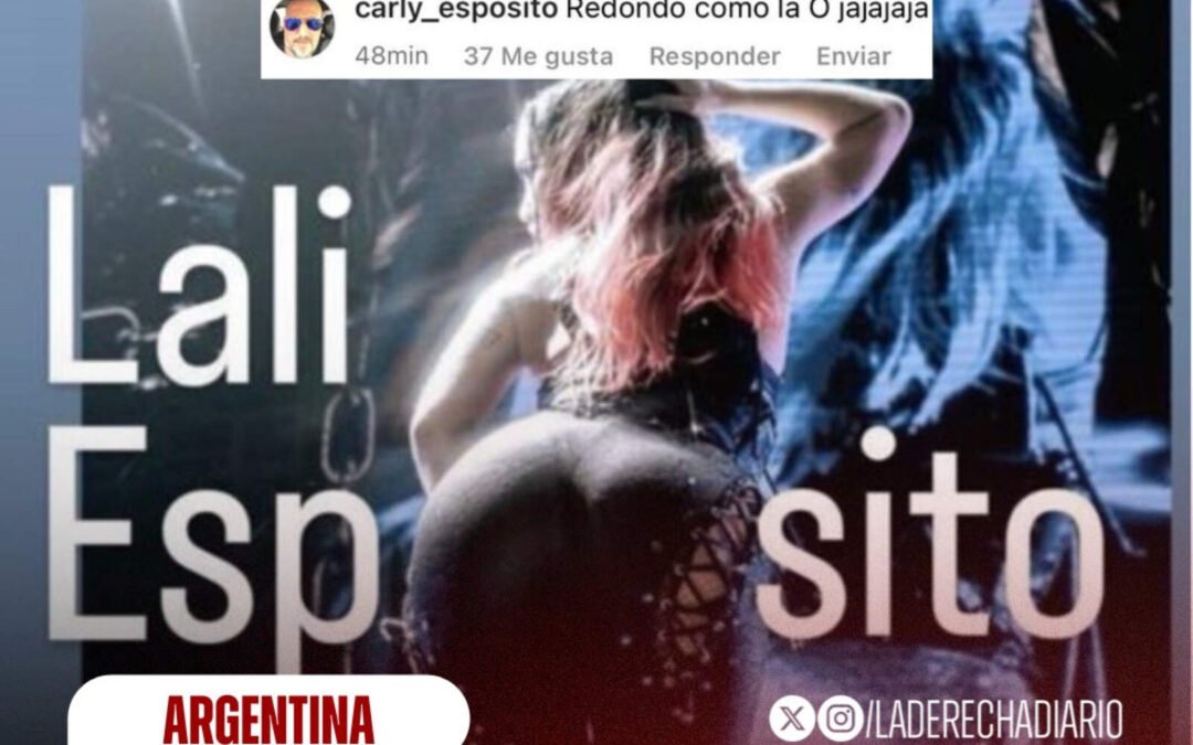La degenerada foto de Lali Espósito que subió su padre en Instagram y que luego borró