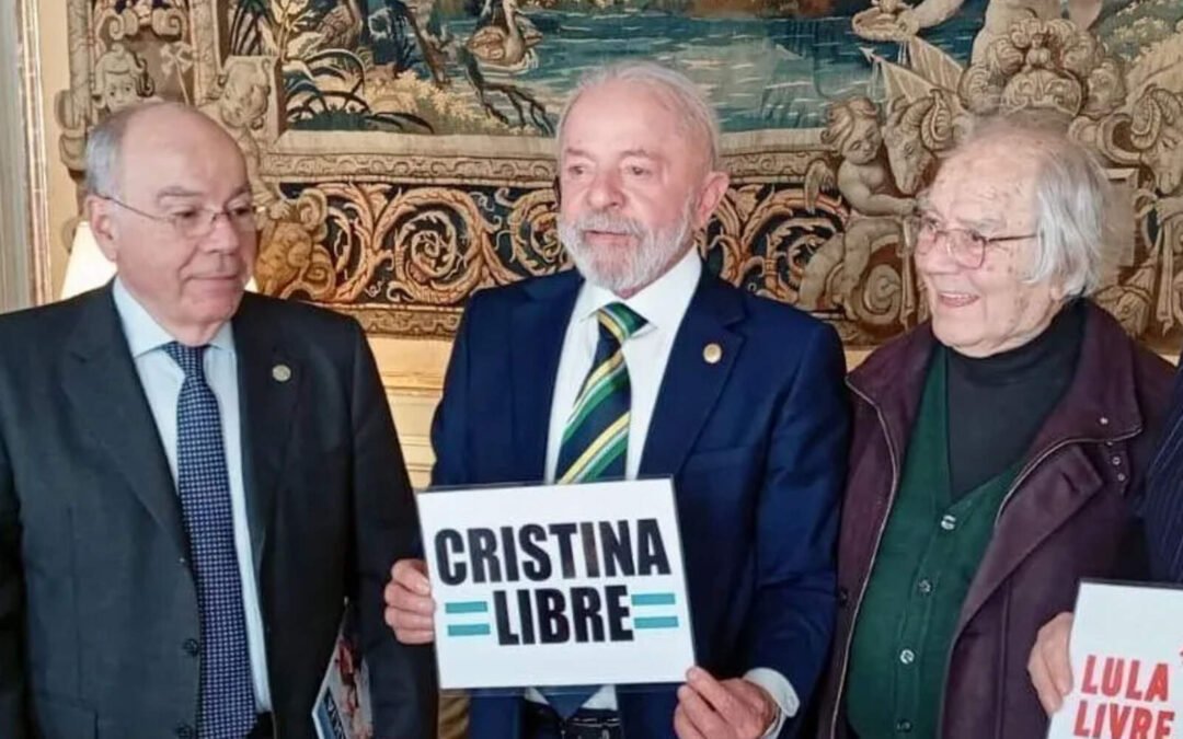 El dictador Lula da Silva pidió la liberación de la corrupta Cristina Kirchner