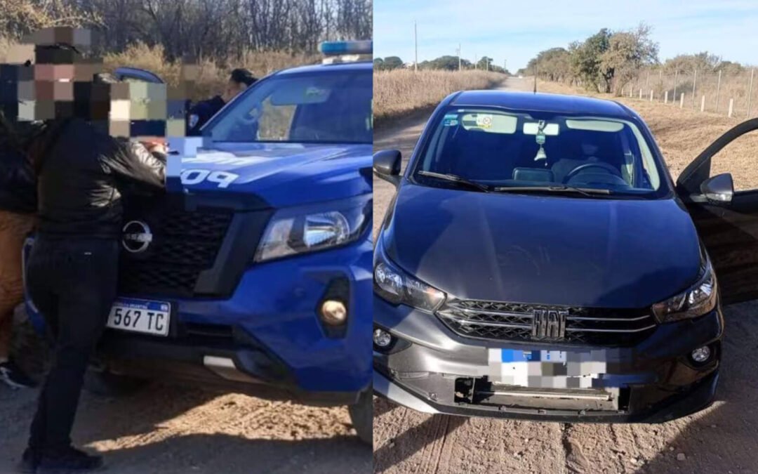 Delincuentes pidieron un Uber en Córdoba y fueron detenidos tras un asalto frustrado