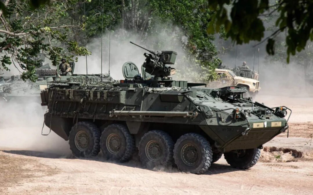 El Gobierno de Milei firmó con el Pentágono un acuerdo por 207 blindados Stryker
