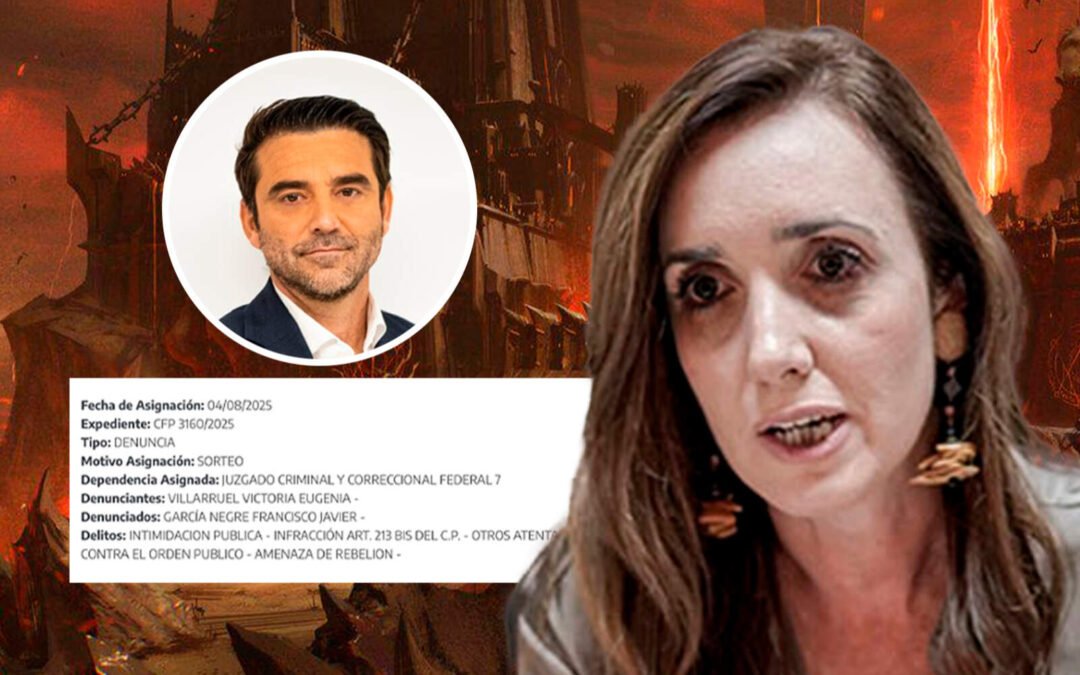 Villarruel denunció a Javier Negre y preocupa su persecución a la libertad de prensa