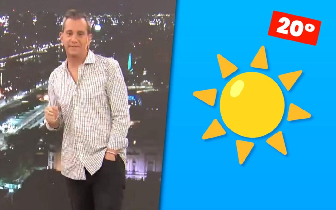 Matías Bertolotti adelanta sol y 20°C antes del regreso del frío en el AMBA