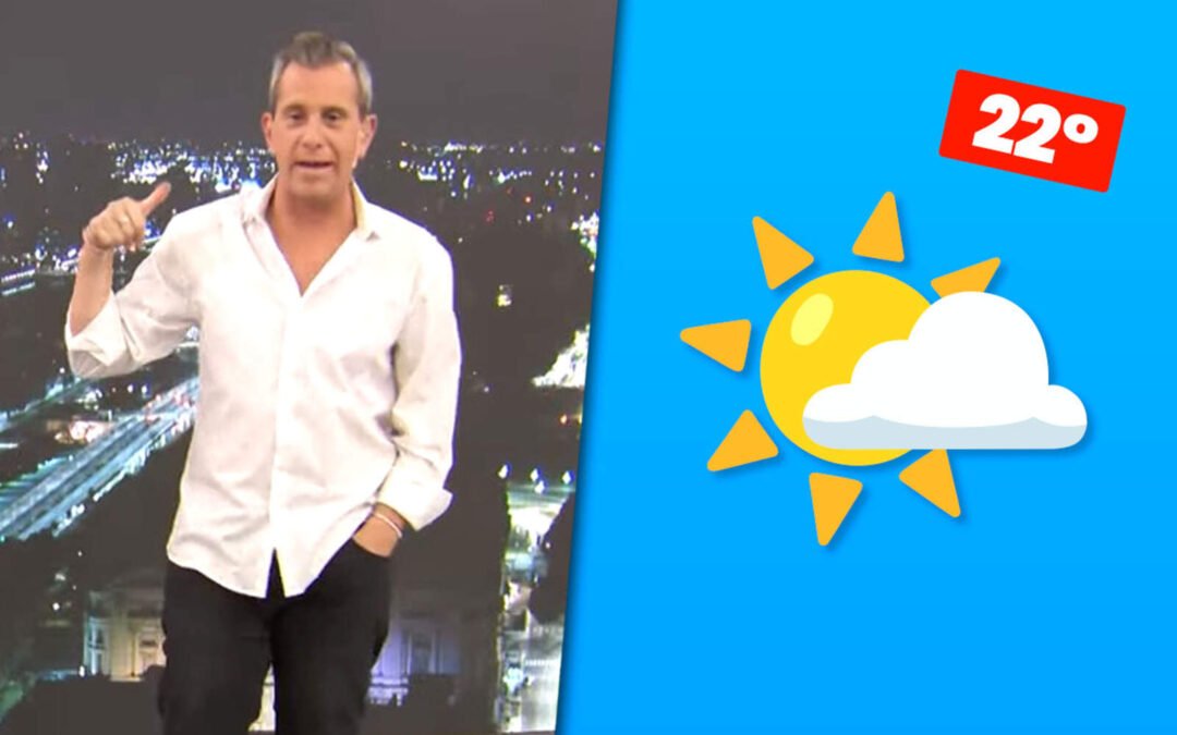 Matías Bertolotti anticipa un martes primaveral en el AMBA antes de la vuelta al frío