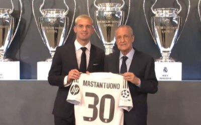 Franco Mastantuono fue presentado oficialmente en el Real Madrid