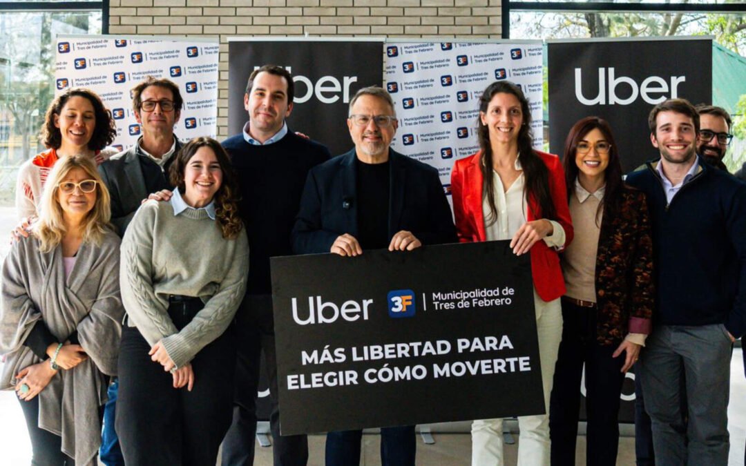 Diego Valenzuela anunció la desregulación de Uber en Tres de Febrero