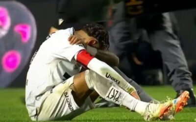 Las lágrimas de Neymar tras la histórica derrota 6-0 del Santos ante Vasco da Gama