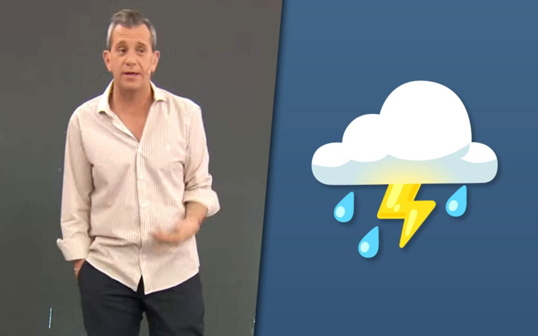 Matías Bertolotti alerta por lluvias en el AMBA este martes 19 de agosto