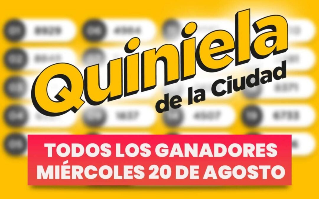 Quiniela Nacional: los resultados completos del miércoles 20 de agosto