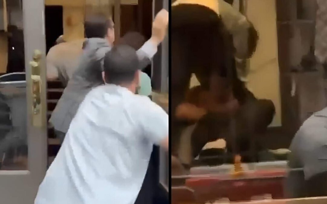 La embajada de Egipto en EEUU se enfrentó con violentos manifestantes pro Palestina