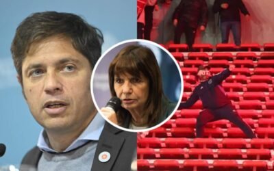 Bullrich criticó al inútil Kicillof por los incidentes del partido de Independiente