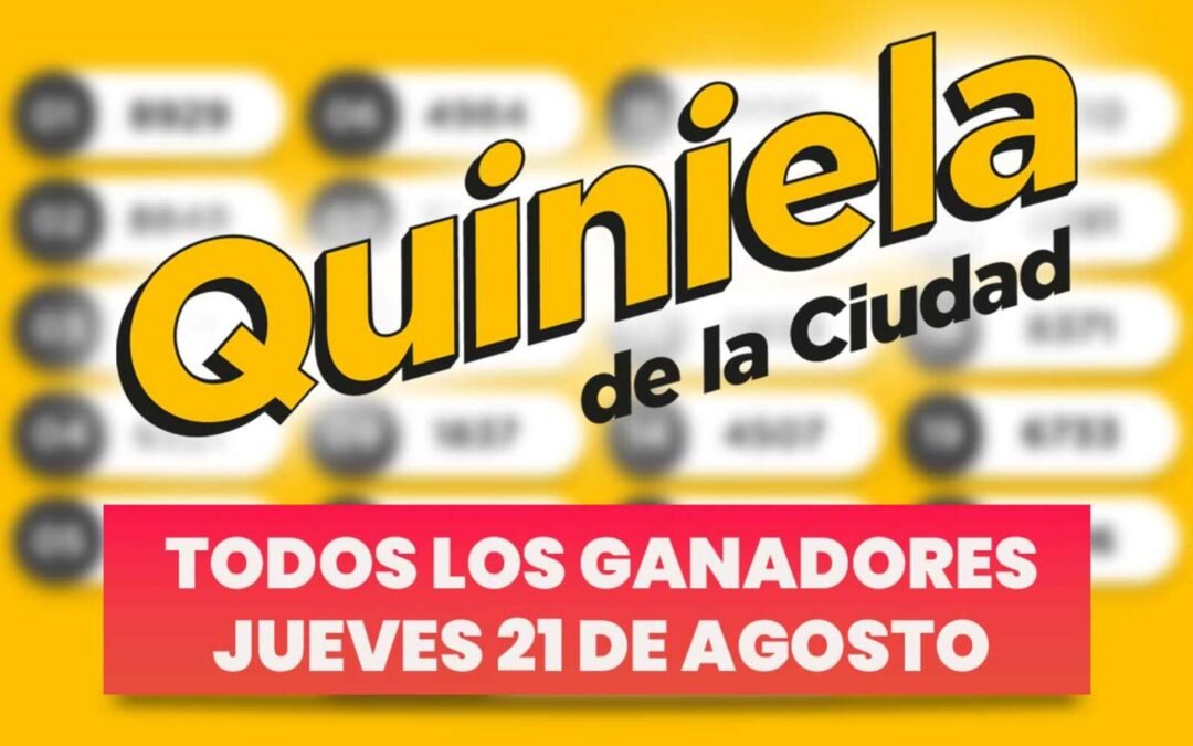 Quiniela Nacional: los números ganadores del jueves 21 de agosto