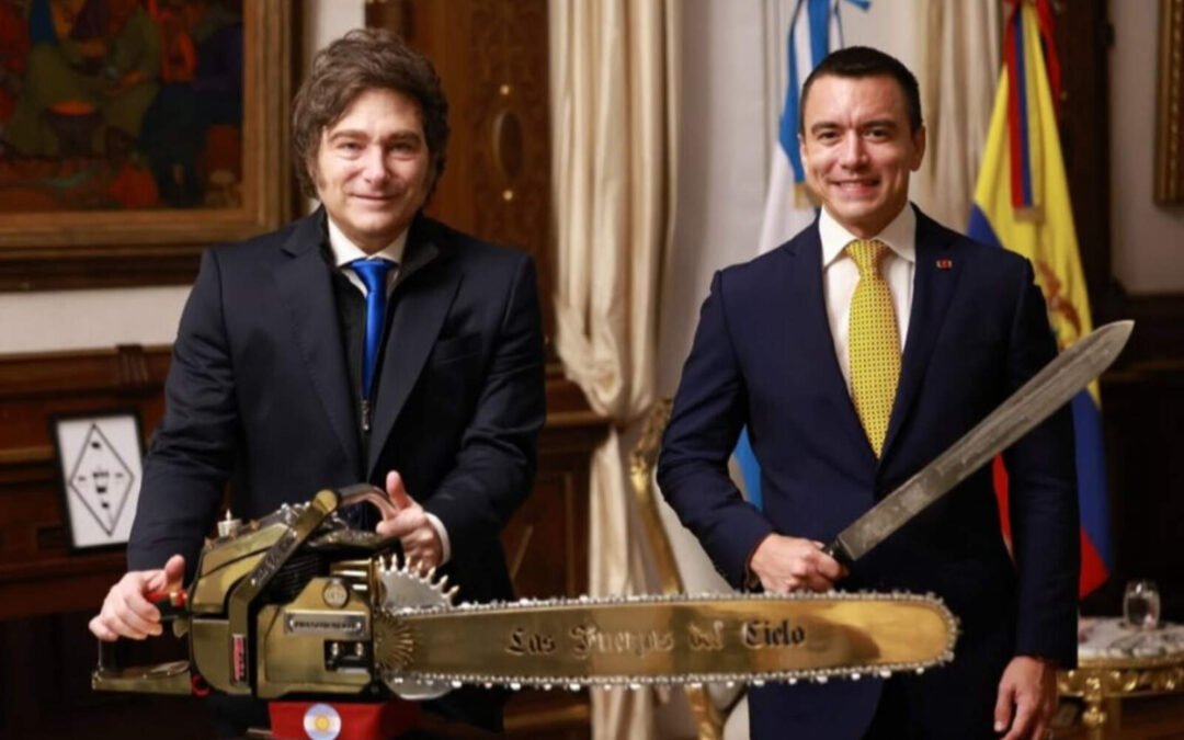 Noboa y Milei refuerzan lazos con un encuentro cargado de simbolismo político