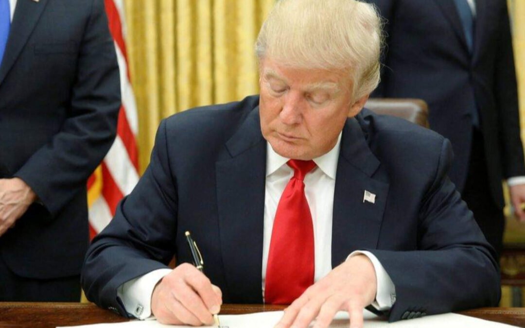 Trump firmó una nueva serie de decretos para aumentar la seguridad en Washington DC