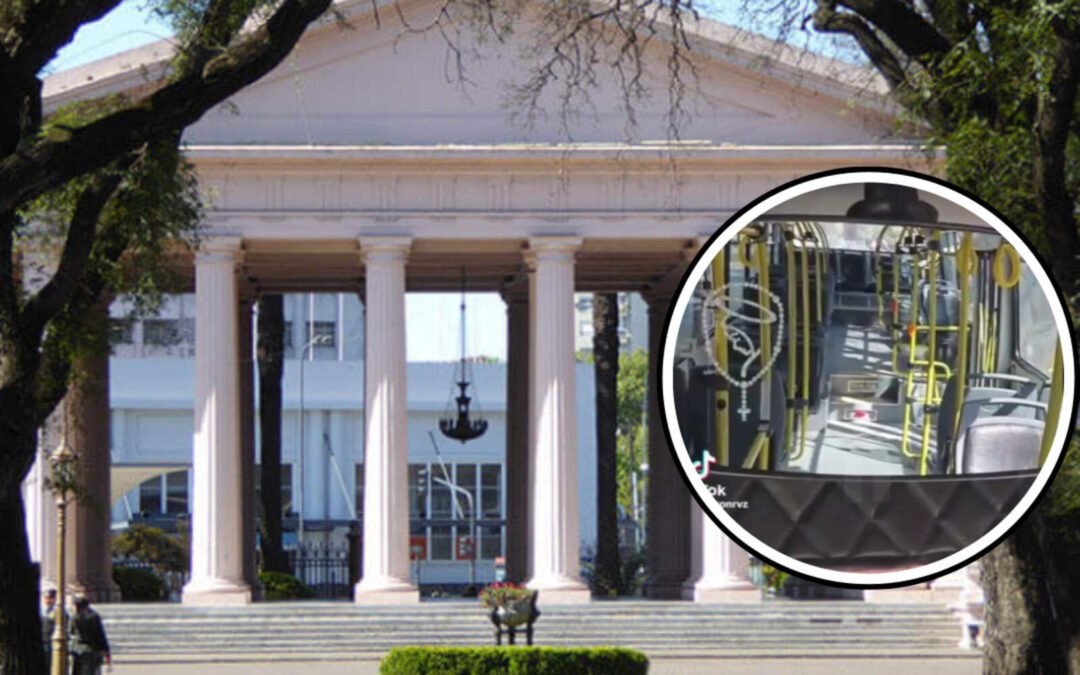 Fantasma en colectivo: el escalofriante video de lo que sucede frente a Chacarita