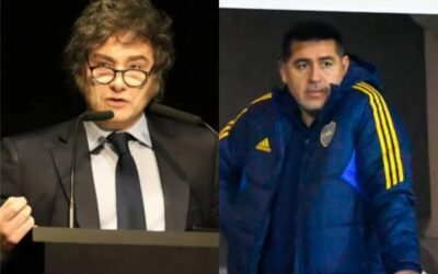 Milei destrozó a Riquelme: ‘Al presidente actual de Boca lo eligió un hincha de River’