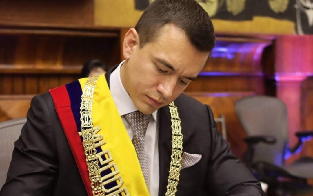 Noboa prioriza reunión con EE.UU. y pospone viaje a Vietnam