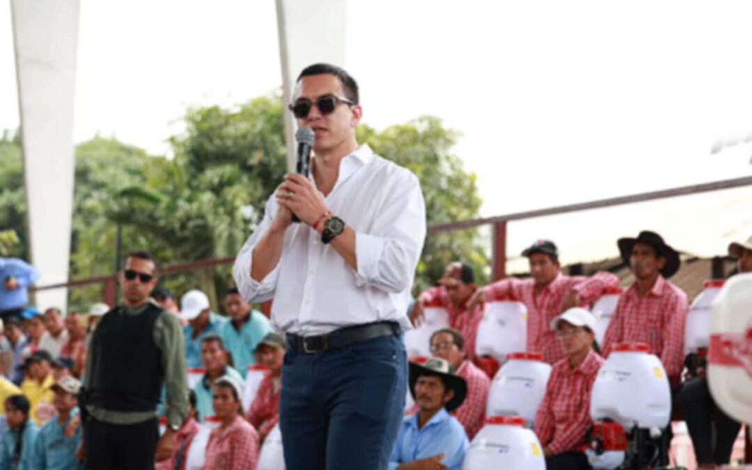 El presidente Noboa destacó entre los mejor valorados de Sudamérica