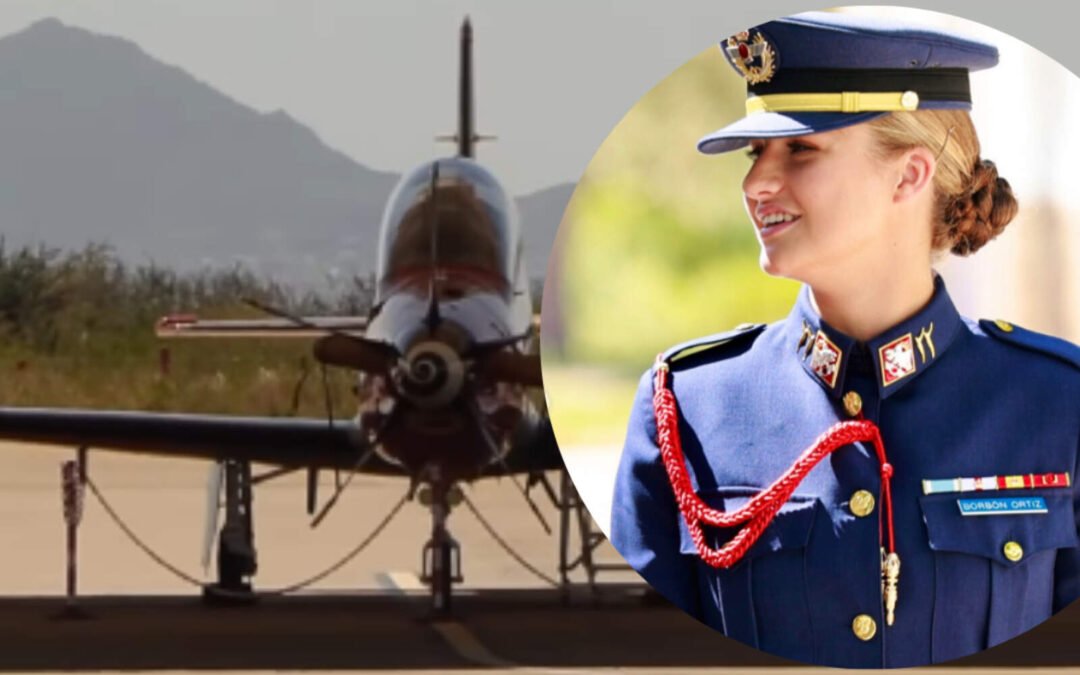 La princesa Leonor inicia su entrenamiento en la Fuerza Aérea: su última etapa militar