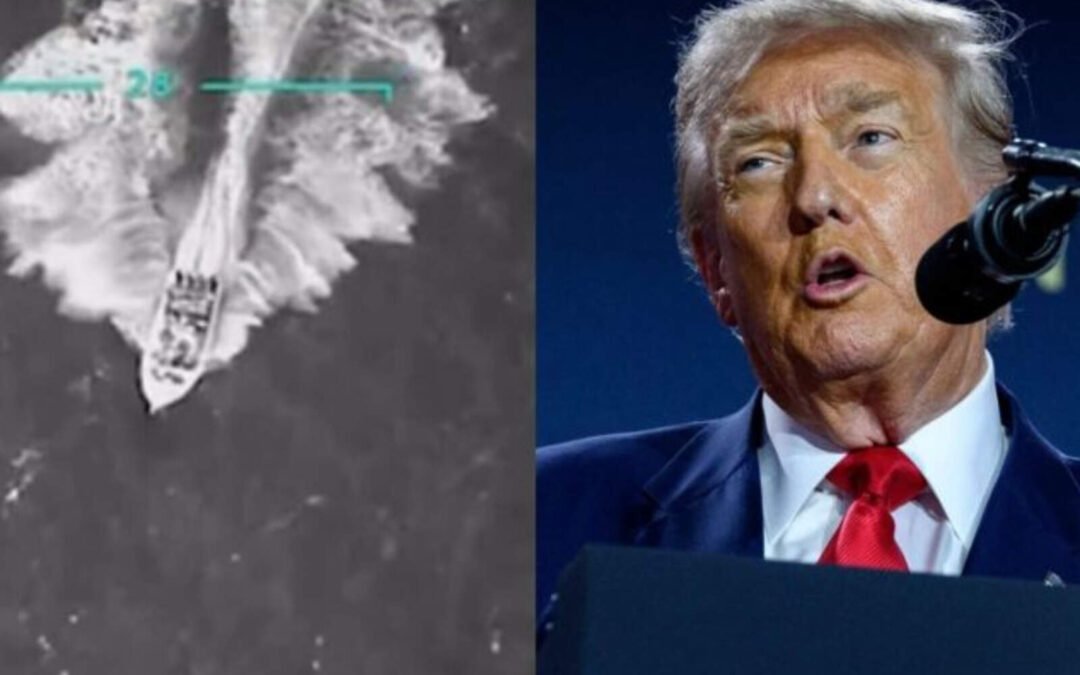 Trump publicó el video del operativo que hundió un barco del cartel ‘Tren de Aragua’