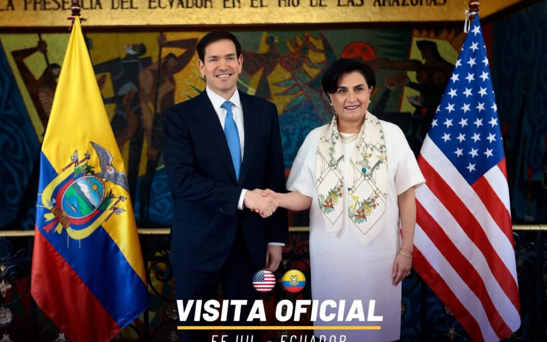 El secretario Marco Rubio reforzó lazos con Ecuador en su visita oficial