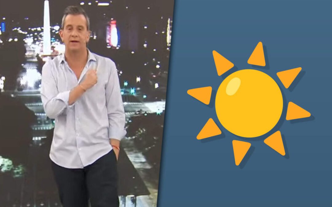 Matías Bertolotti anticipó frío extremo y un fin de semana soleado en AMBA