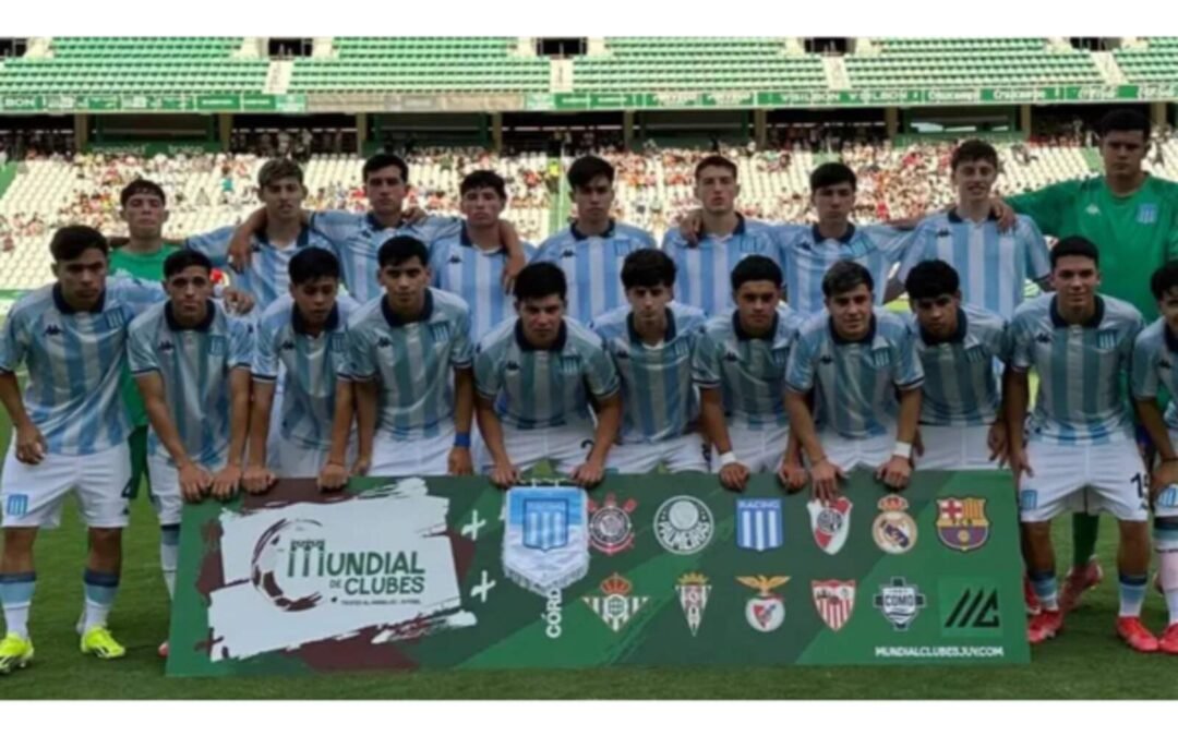 Racing venció al Real Madrid y jugará la final del Mundial de Clubes juvenil