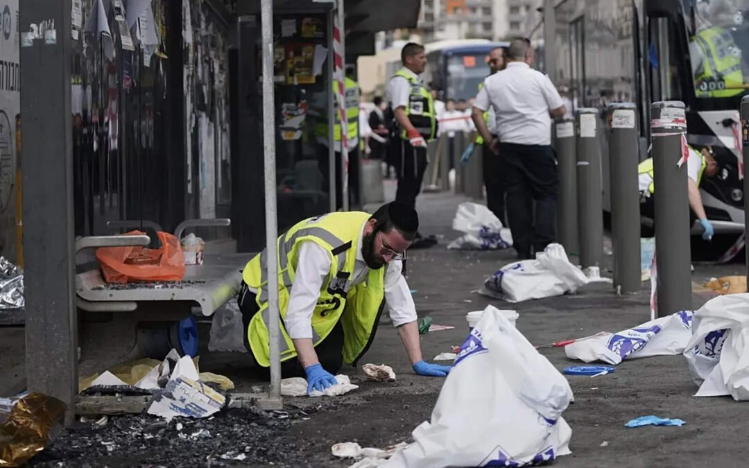 Dos terroristas palestinos llevaron a cabo una masacre en Jerusalén
