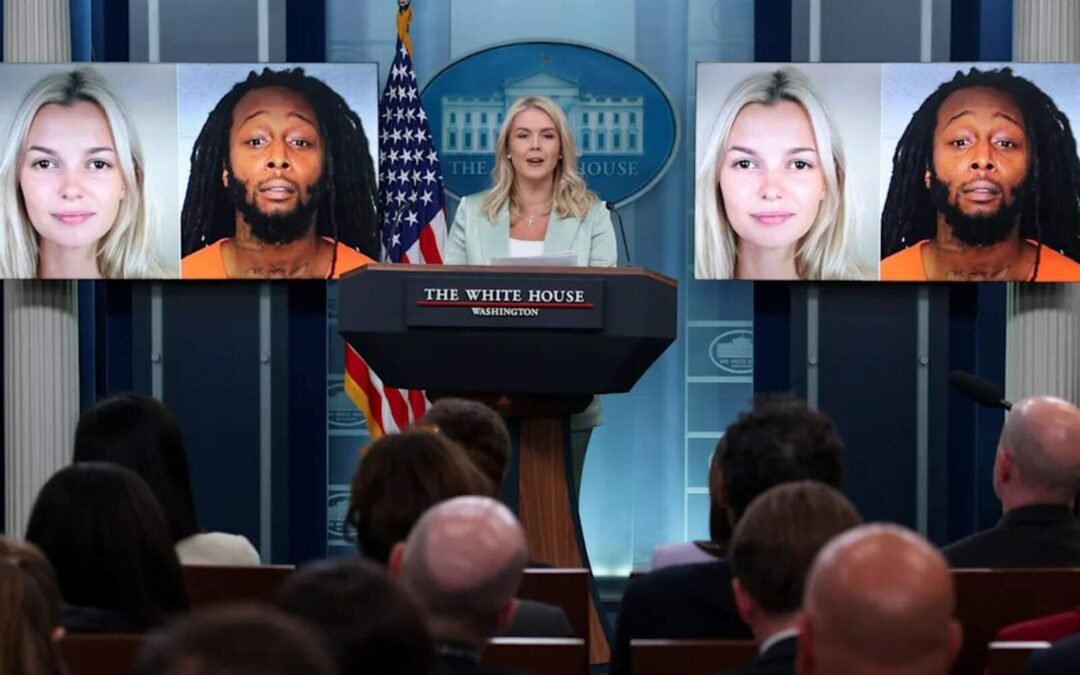 Karoline Leavitt apuntó contra los medios tras el asesinato de Iryna Zarutska