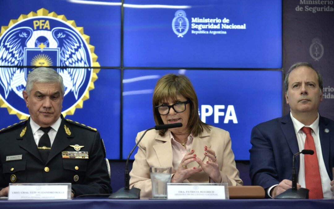 Operación Lusitania: la ministra Patricia Bullrich incautó mas de 500kg de cocaína