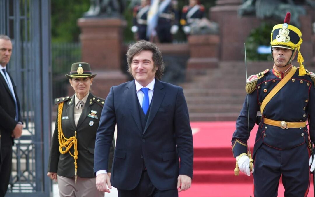 Javier Milei encabezó el acto en homenaje al nacimiento del General San Martín