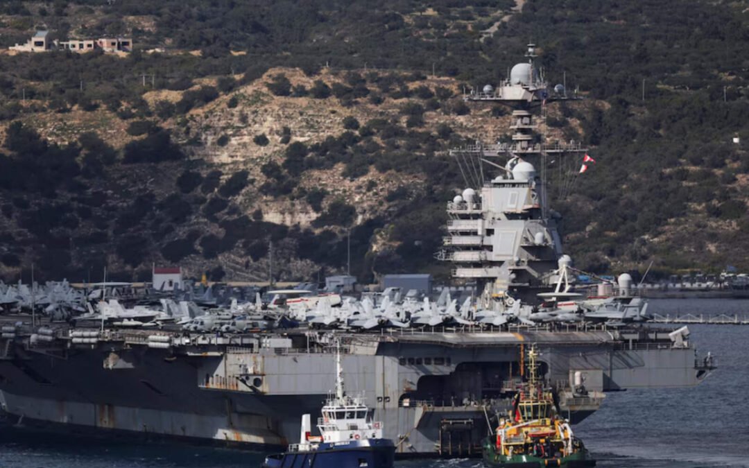 Se viene: el portaaviones USS Gerald R. Ford llega a Creta en plena tensión con Irán