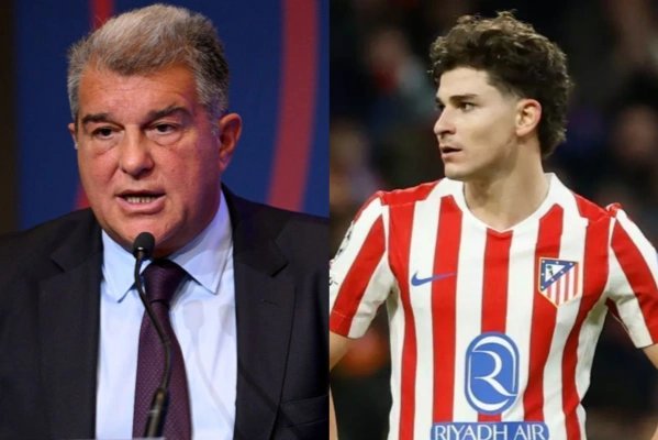 Joan Laporta enfrío el interés por Julián Álvarez y lo menospreció: ‘No es un jugador para hacer saltar la banca’