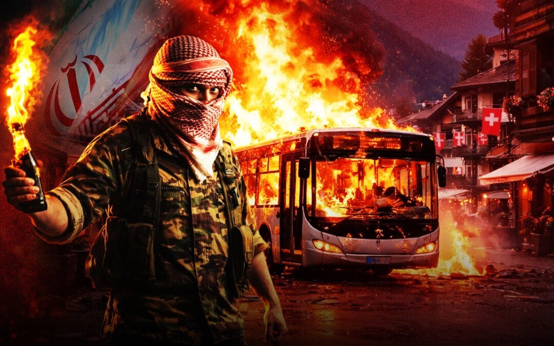 Un terrorista prendió fuego un colectivo en Suiza y asesino a 6 personas