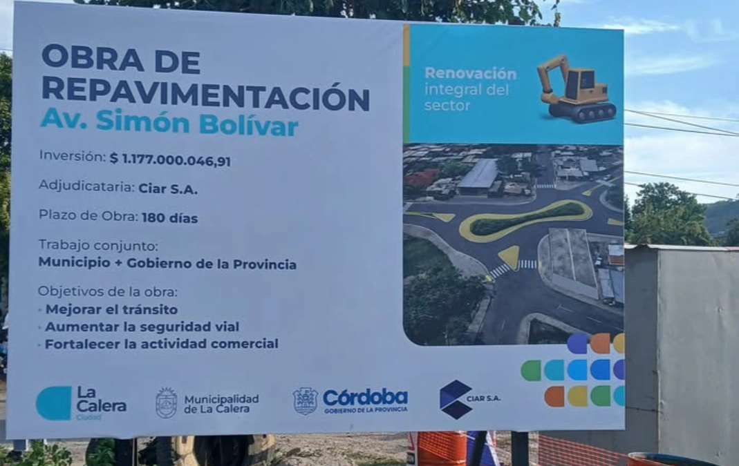 La Calera pone en marcha la transformación de la Avenida Simón Bolívar