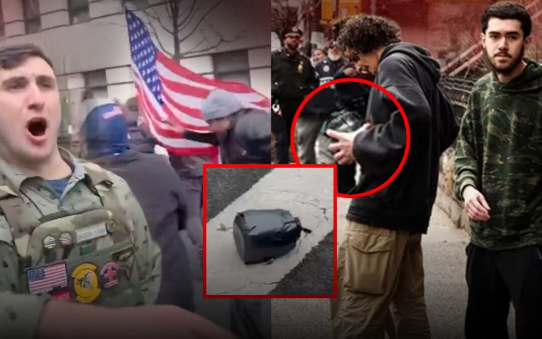 Una protesta anti islam en Nueva York terminó con seis detenidos tras el lanzamiento de explosivo improvisado